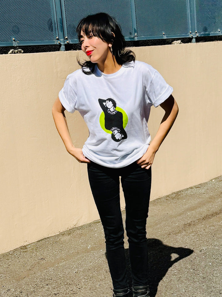 【受注生産】19▶︎20th Anniversary Tシャツ | WHITE × NEON GREEN