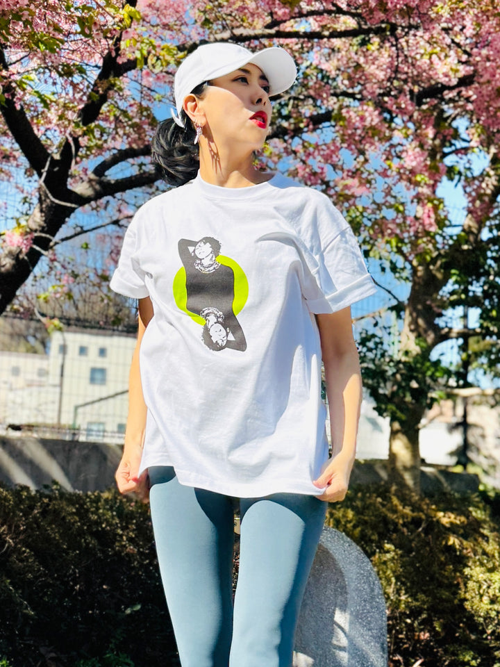 【受注生産】19▶︎20th Anniversary Tシャツ | WHITE × NEON GREEN