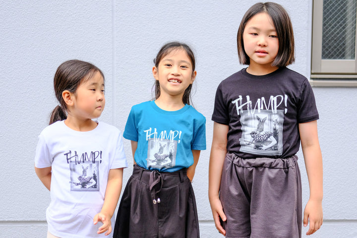 【受注生産】THUMP RABBIT オーガニックコットン キッズTシャツ