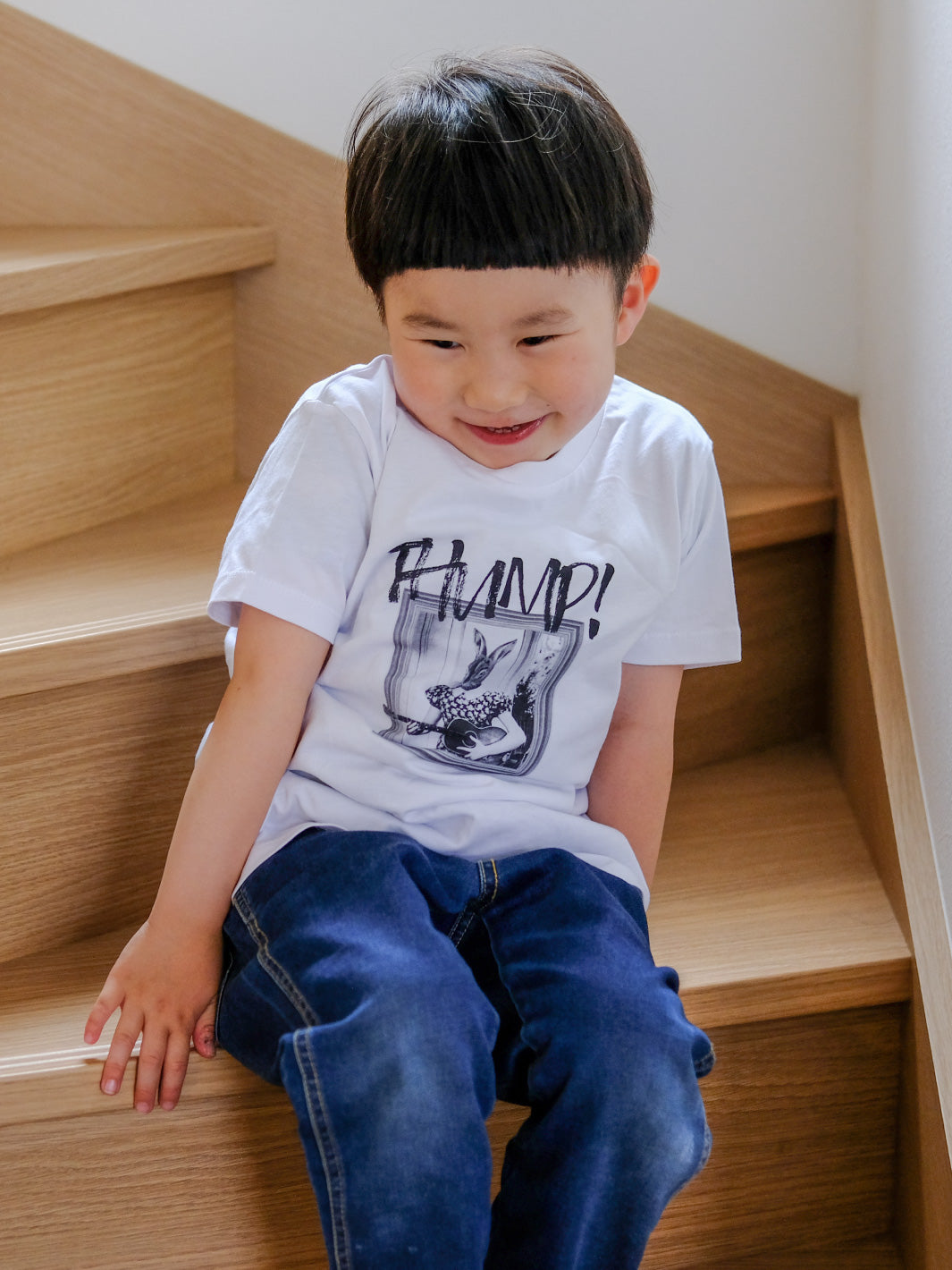 【受注生産】THUMP RABBIT オーガニックコットン キッズTシャツ