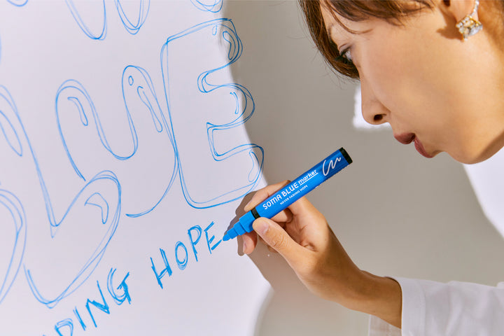 SOMA BLUE marker